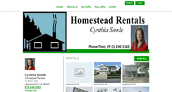 Desktop Screenshot of homesteadrentalslvn.com